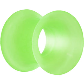 00G Green Thin Double Flare Flexible Tunnel