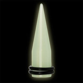 00G Short White Glow in the Dark Taper