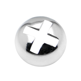 Surgical Steel 6mm Dermal Anchor Screw Top