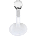 Semi-Precious Crystal Bioplast Push-In Labret Monroe