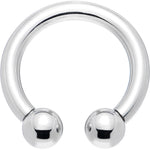 8G 5/8 Internally Threaded Steel Horseshoe Circular Barbell