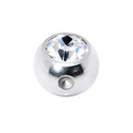 5mm Clear Gem Captive Bead Ring Replacement Ball