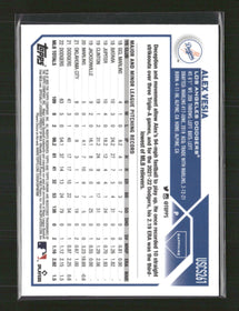 Alex Vesia 2023 Topps Chrome Update Sapphire Edition #USCS261 Black