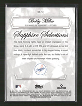 Bobby Miller 2023 Topps Chrome Update Sapphire Edition #SS-12 Orange #/25