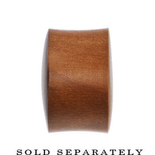 00G Organic Solid Sawo Wood Saddle Plug