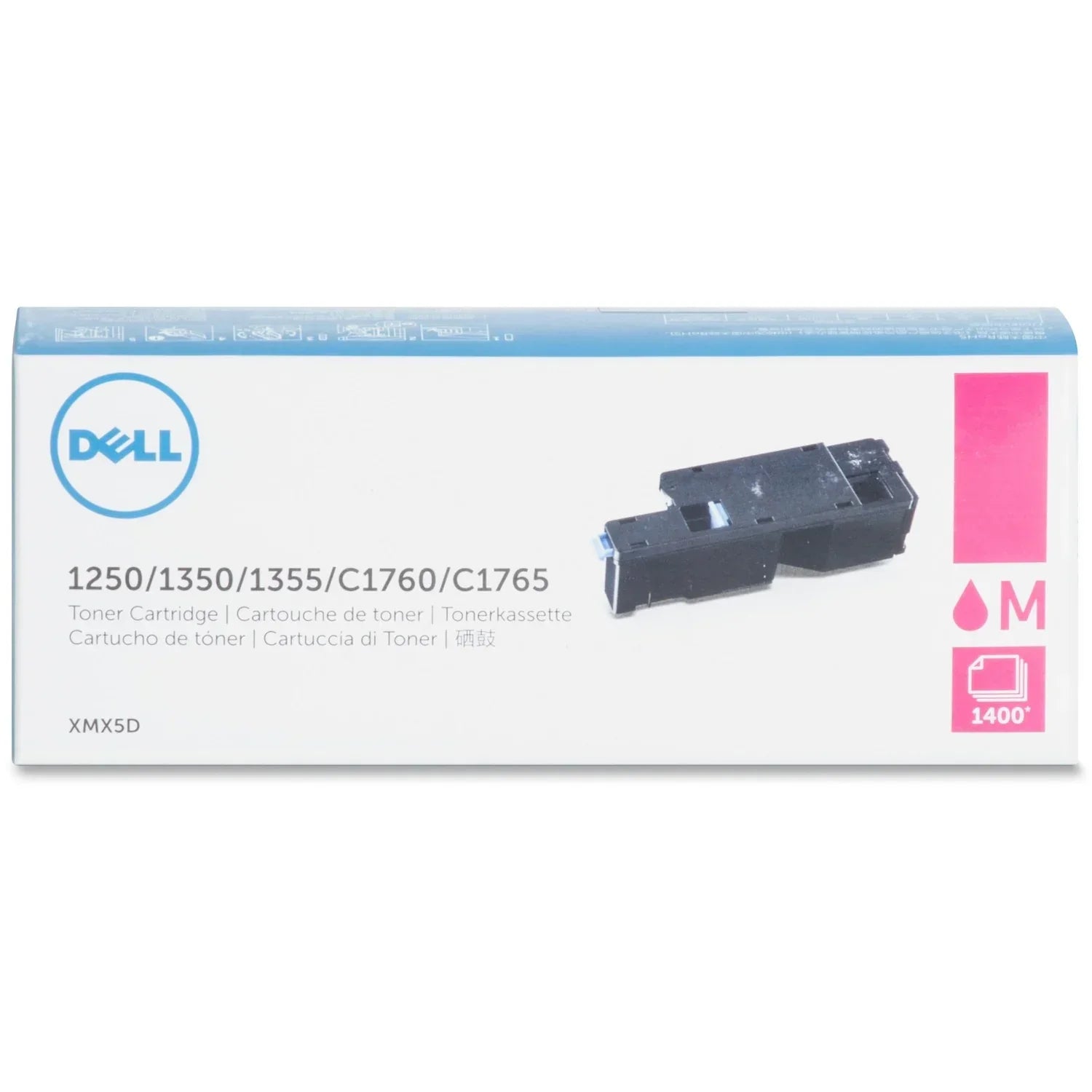 New, Pre-Owned - Dell XMX5D High Yield Magenta Toner Cartridge, 332-0409