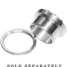 7/8 Stainless Steel Multi Gem Screw Fit Tunnel