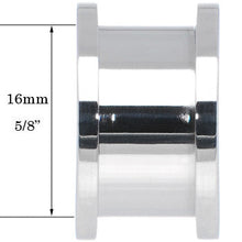 5/8 Stainless Steel Herb Stash and Grinder Plug Set
