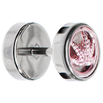 Anodized Titanium Pink Pot Leaf Cheater Plug