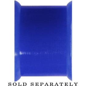 9/16 Blue Heart Silicone Flexible Tunnel