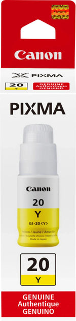 New, Pre-Owned - Canon GI-20 High-Yield Yellow Ink Bottle, 3396C001