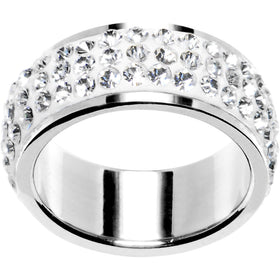 Size 6 - Clear Crystal Ferido Ring
