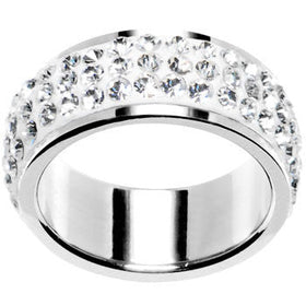 Size 6 - Clear Crystal Ferido Ring