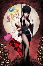 Harley Quinn X Elvira #1 - NYCC 2025 Exclusive Nathan Szerdy Variant (10/2025)