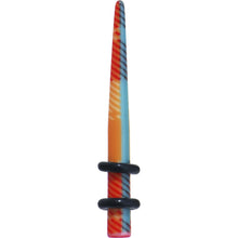 6G Acrylic Plaid Taper Ear Plug