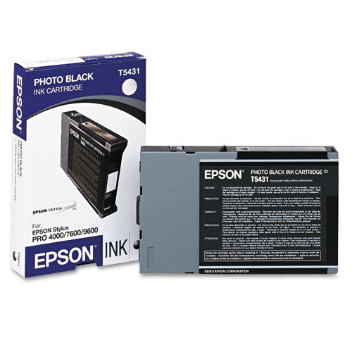 New, Pre-Owned - Epson T543100 Photo Black Ink Cartridge
