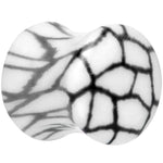 Snake Skin Glow in the Dark Saddle Plug 2G to 1 Inch