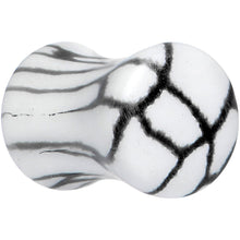 Snake Skin Glow in the Dark Saddle Plug 2G to 1 Inch