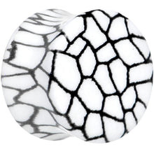 Snake Skin Glow in the Dark Saddle Plug 2G to 1 Inch