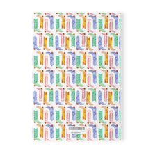 Watercolor Cowboy boots Softcover Notebook