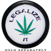 Legalize Pot Leaf Cheater Plug