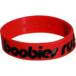 Red Black Boobies Rule Awareness for Breast Cancer Bracelet