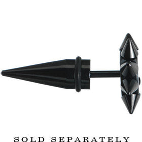 0G Scorpion Spiked Logo Fake Taper Ear Plug