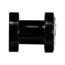 2G Blue Star Ferido Crystal Acrylic Screw Fit Tunnel