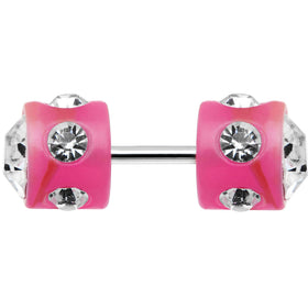 Pink Acrylic Gem Cheater Plug