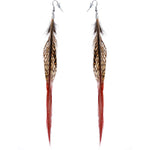 Natural Beauty Feather Earrings