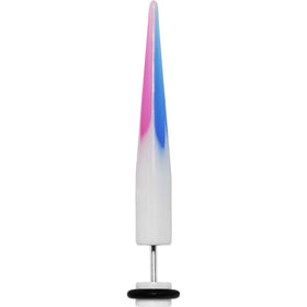 Patriotic Peace Sign Fake Taper Ear Plug