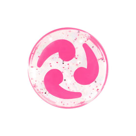 00G Pink Quotation Symbol Saddle Plug