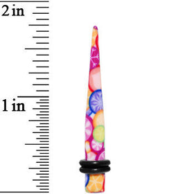 4G Groovy Retro Flower Acrylic Taper