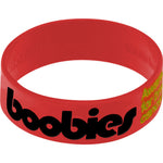 Red Black Boobies Awareness for Breast Cancer Bracelet