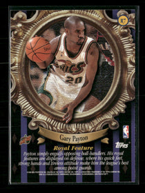 Gary Payton 1998-99 Topps Roundball Royalty Refractors #R7
