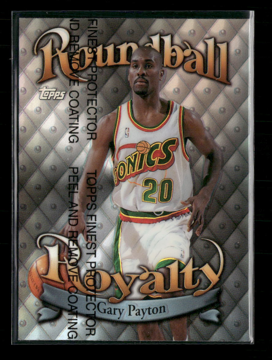 Gary Payton 1998-99 Topps Roundball Royalty Refractors #R7
