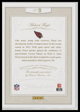 2014 Panini Flawless Inscriptions Michael Floyd #/25 Auto #29