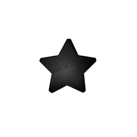 Black Titanium 4mm Flat Star Dermal Top