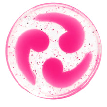 9/16 Pink Quotation Symbol Saddle Plug