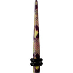 8G Green Snake Skin Acrylic Taper