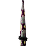 2G Green Snake Skin Acrylic Taper