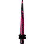 8G Pink Snake Skin Acrylic Taper