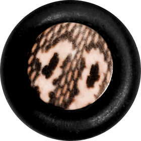 6G Blushing Snake Skin Acrylic Taper