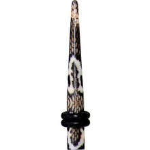 6G Blushing Snake Skin Acrylic Taper