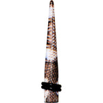 2G Blushing Snake Skin Acrylic Taper