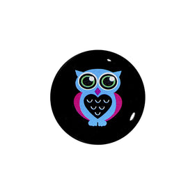 5/8 Acrylic Heart Owl Saddle Plug