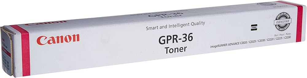 New, Pre-Owned - Canon GPR-36 Magenta Toner Cartridge, 3784B003AAÂ