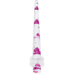 8G Clear Acrylic Glitter Purple Heart Confetti Taper