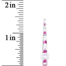 8G Clear Acrylic Glitter Purple Skull Confetti Taper