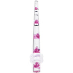 8G Clear Acrylic Glitter Purple Skull Confetti Taper